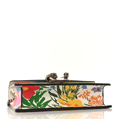 Gucci X KEN SCOTT New Shangai Calfskin Jardin D'Avril Floral Print Super Mini Dionysus Shoulder Bag Ivory Pink 3 of 7