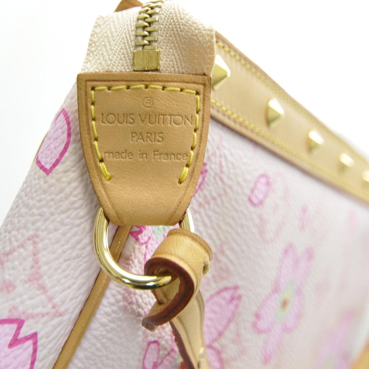 Monogram Cherry Blossom Pochette Accessories Pink