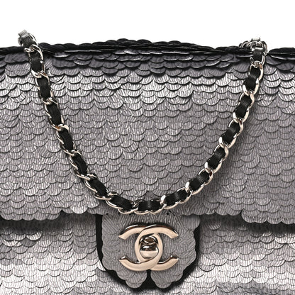 Chanel Sequin Small Single Flap Silver 8 of 10