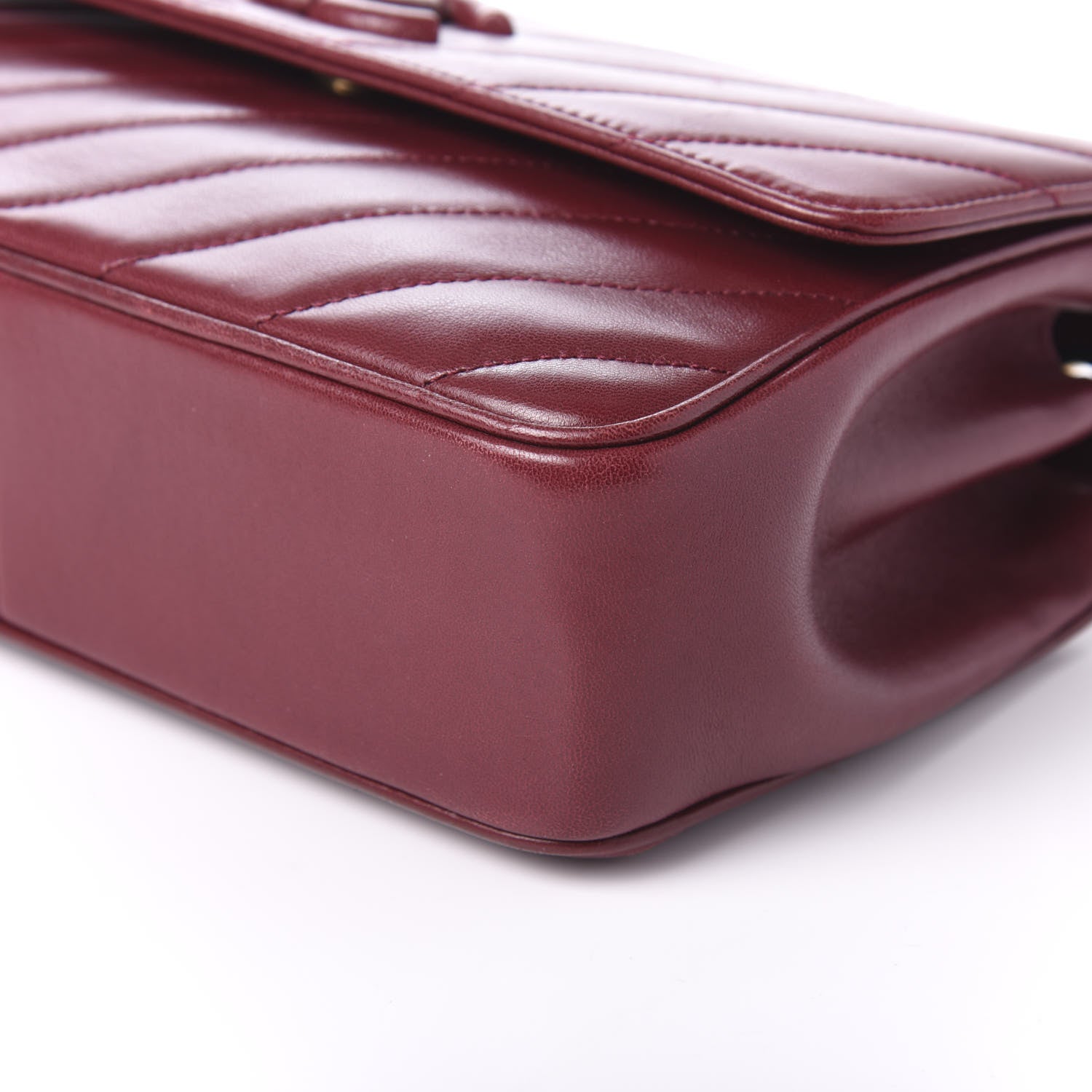 Chanel Lambskin Quilted Jumbo Coco Vintage Flap Burgundy 7 of 11