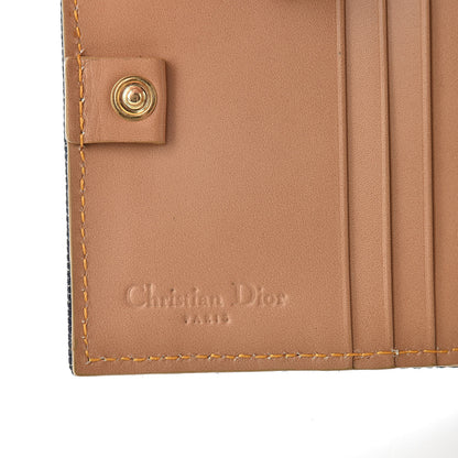 Christian Dior Denim Compact Saddle Wallet Blue 7 of 10