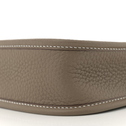 Hermes Taurillon Clemence Amazone Evelyne TPM Etoupe Bleu Indigo 10 of 11