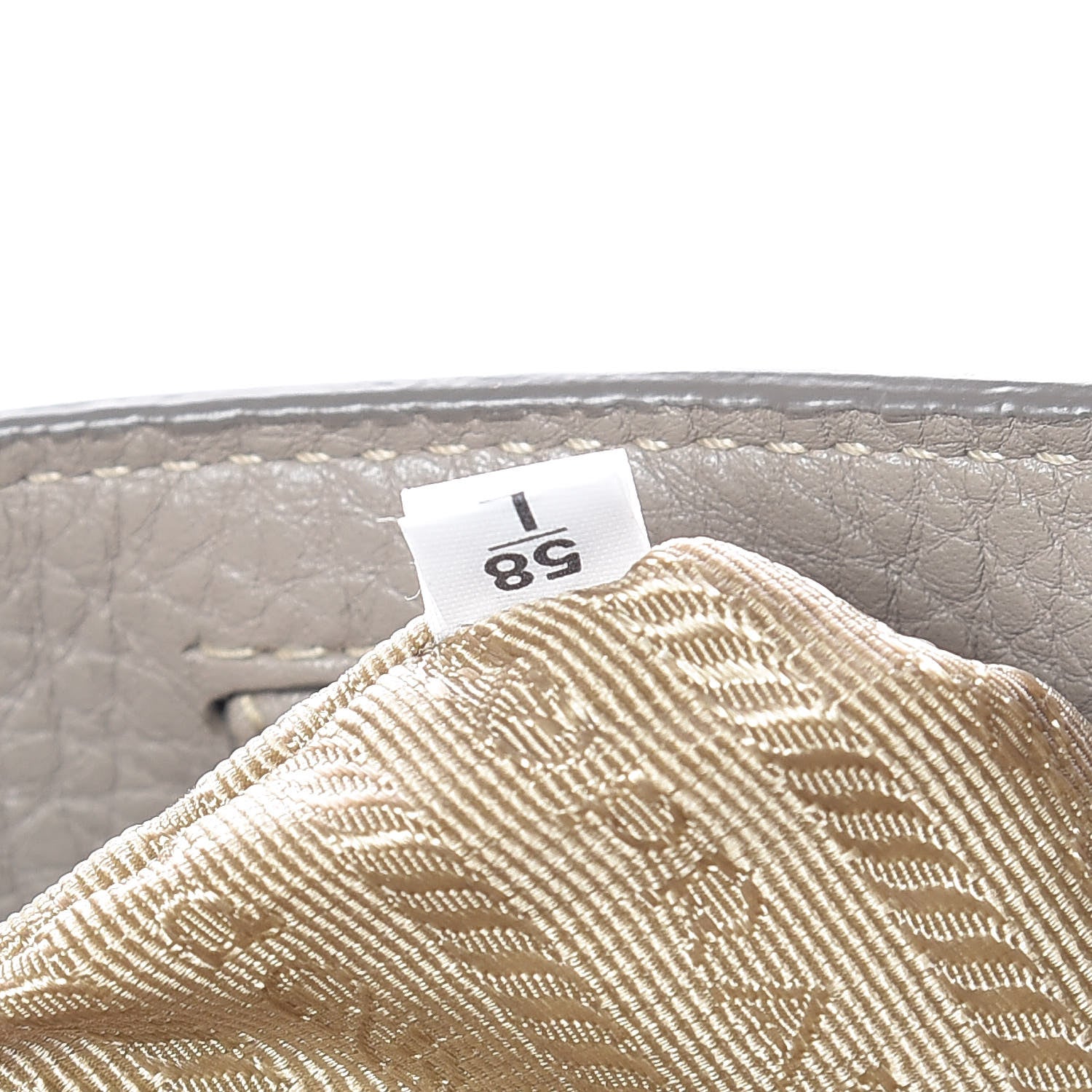 Prada Vitello Daino Side Pocket Hobo Pomice 8 of 17
