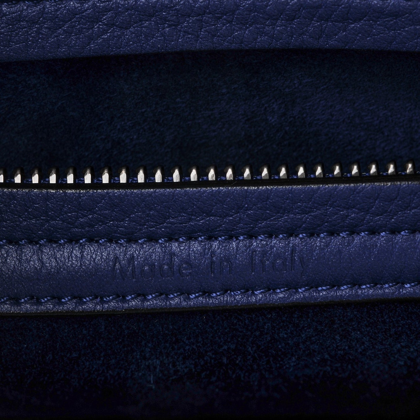 Supple Calfskin Medium Phantom Luggage Indigo
