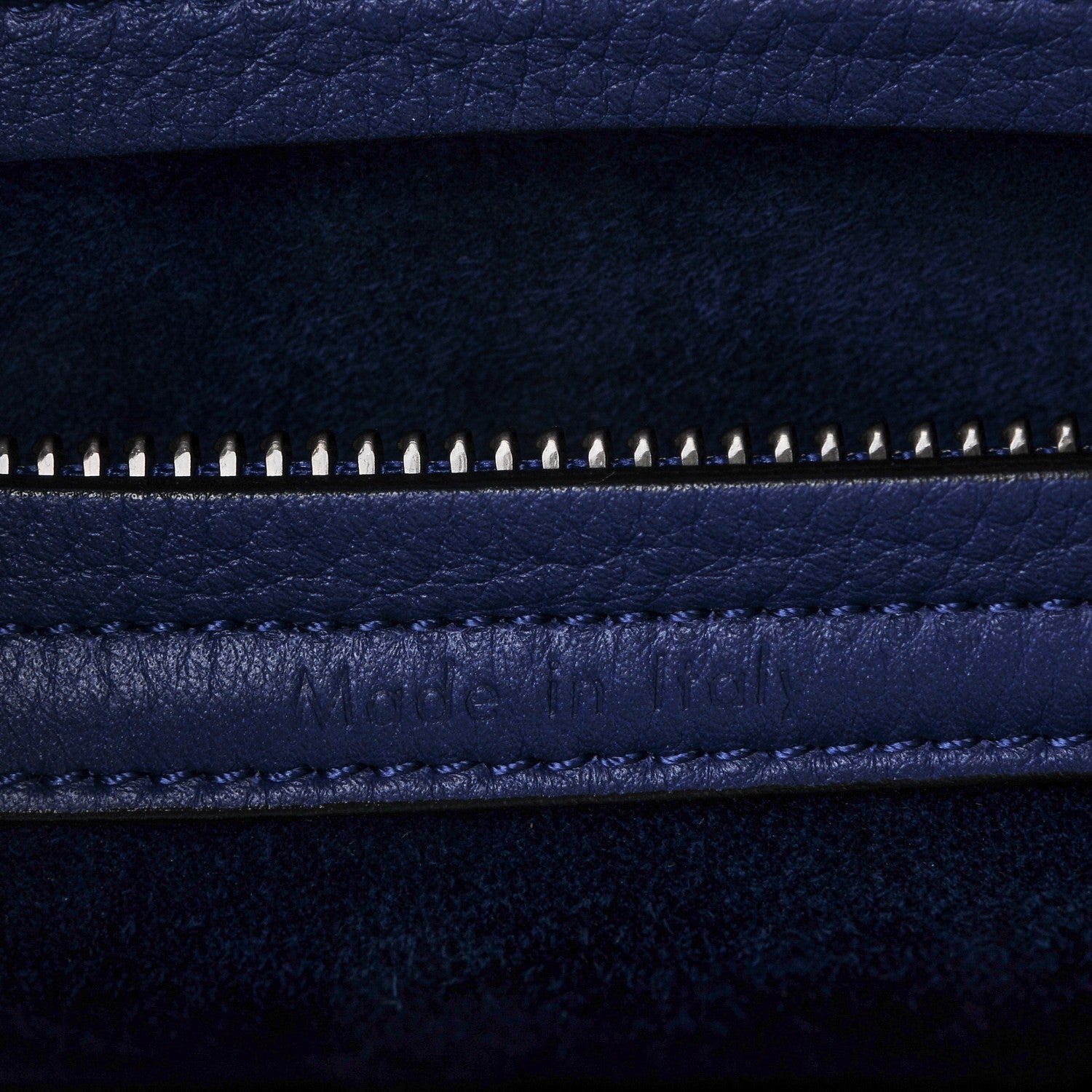 Celine Supple Calfskin Medium Phantom Luggage Indigo 6 of 7