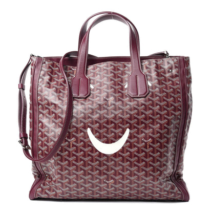 Goyard Goyardine Voltaire Smile Tote Burgundy 1 of 9