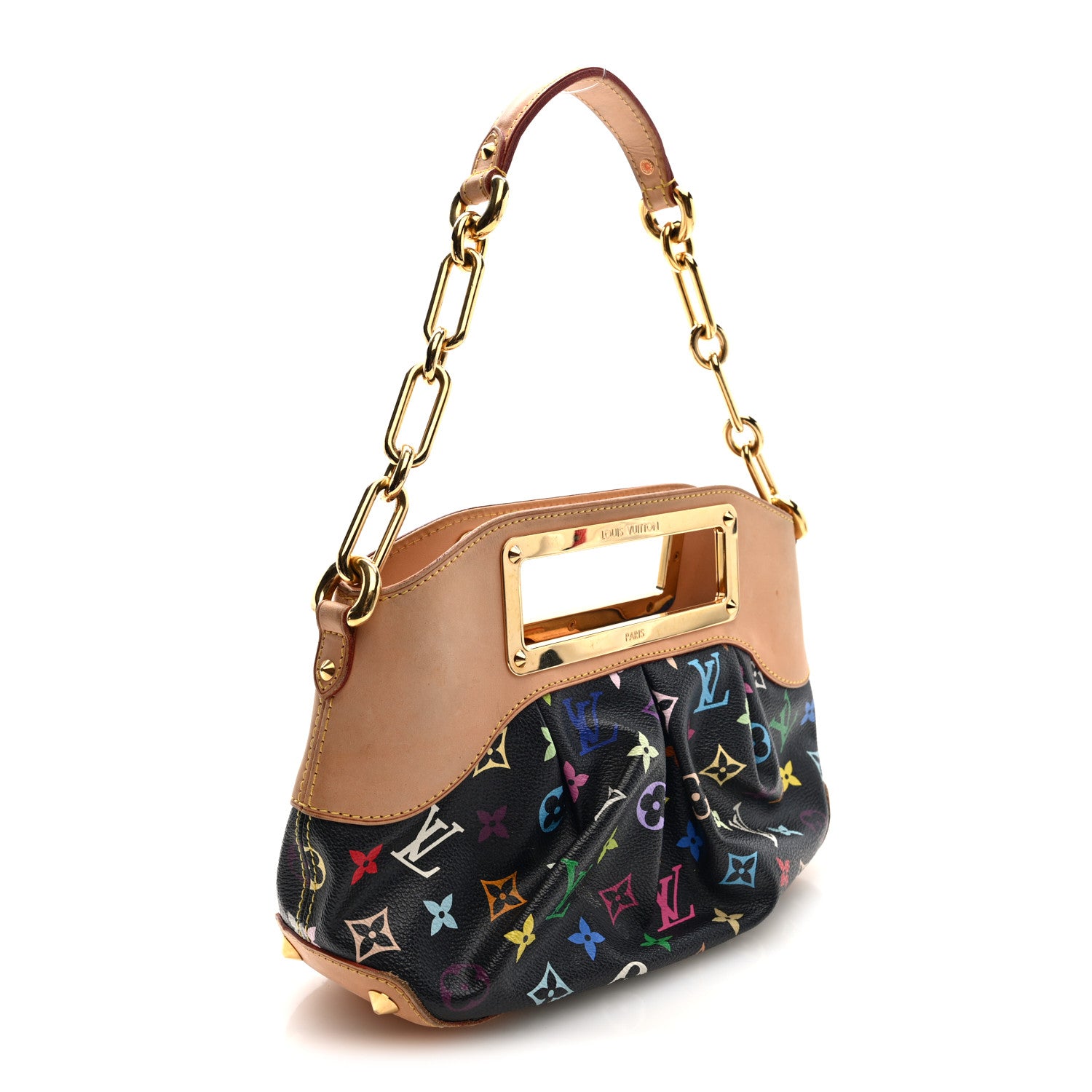 Louis Vuitton Monogram Multicolor Judy PM Black 3 of 9