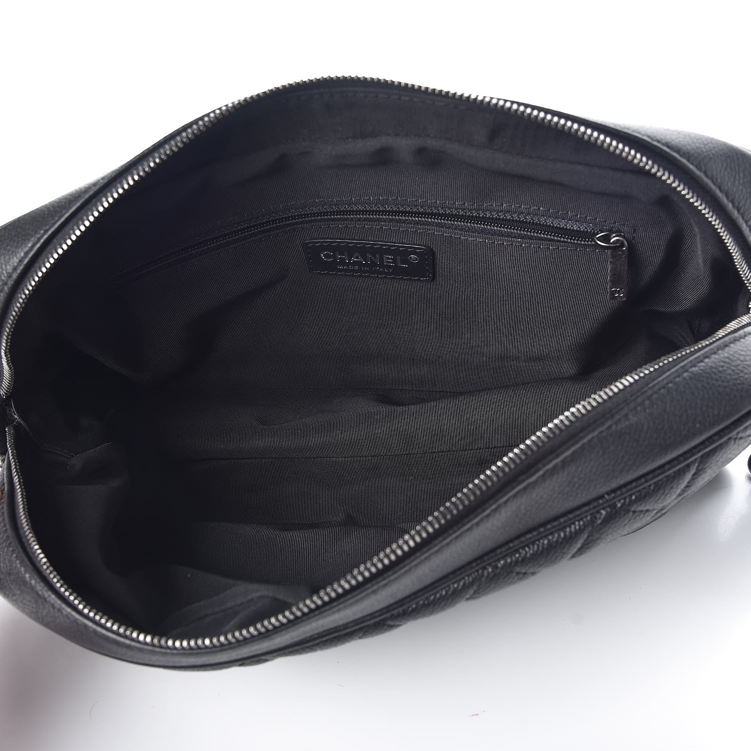 Chanel Grained Calfskin Quilted Medium Casual Rock Flap Black 7 of 10