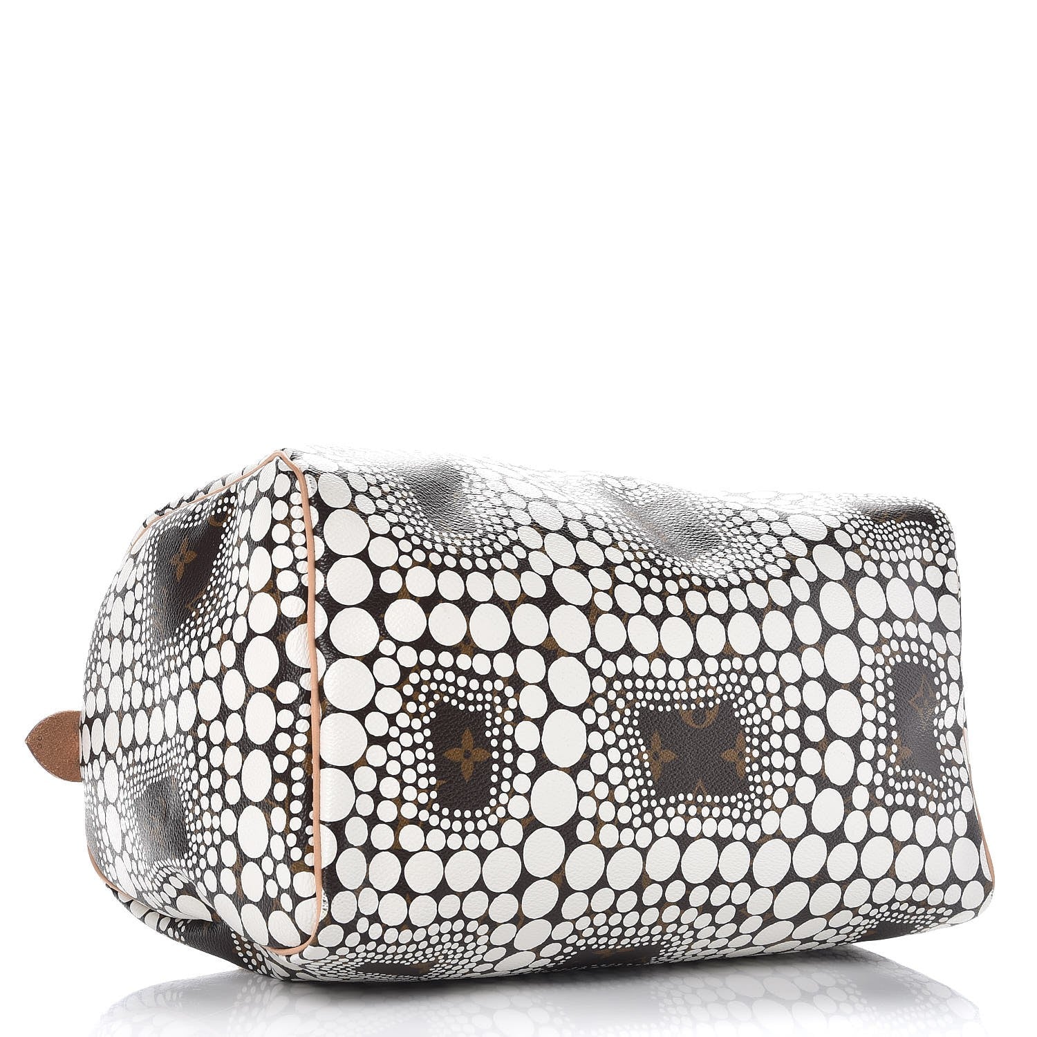 Louis Vuitton Monogram Kusama Town Speedy 30 White 4 of 7