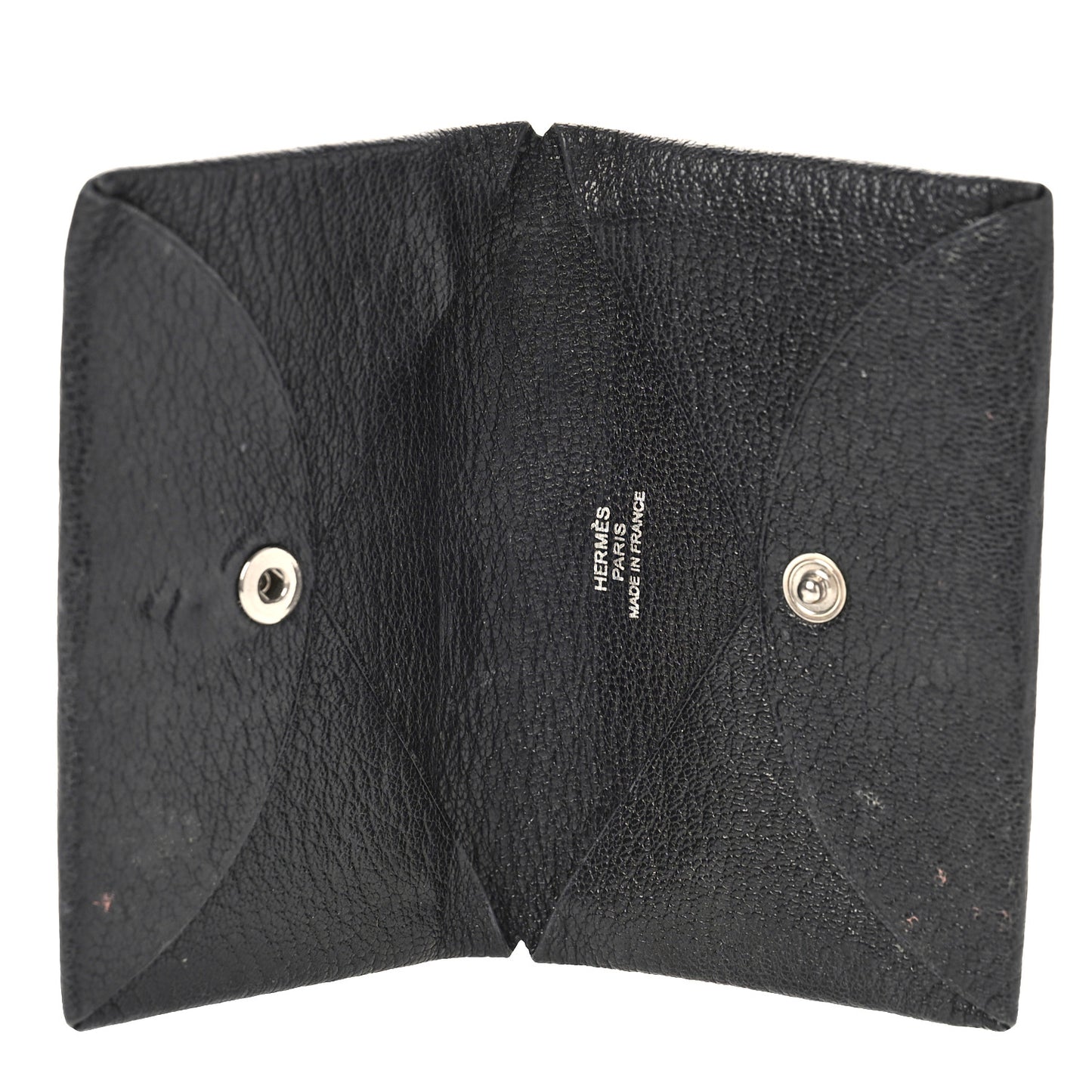 Chevre Mysore Calvi Card Case Black