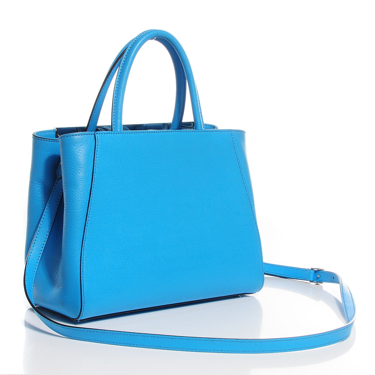 Fendi Vitello Elite Petite 2Jours Tote Maldives 3 of 9