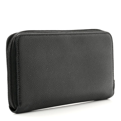 Chanel Caviar Large Timeless CC Zip Around Wallet Black 3 of 8