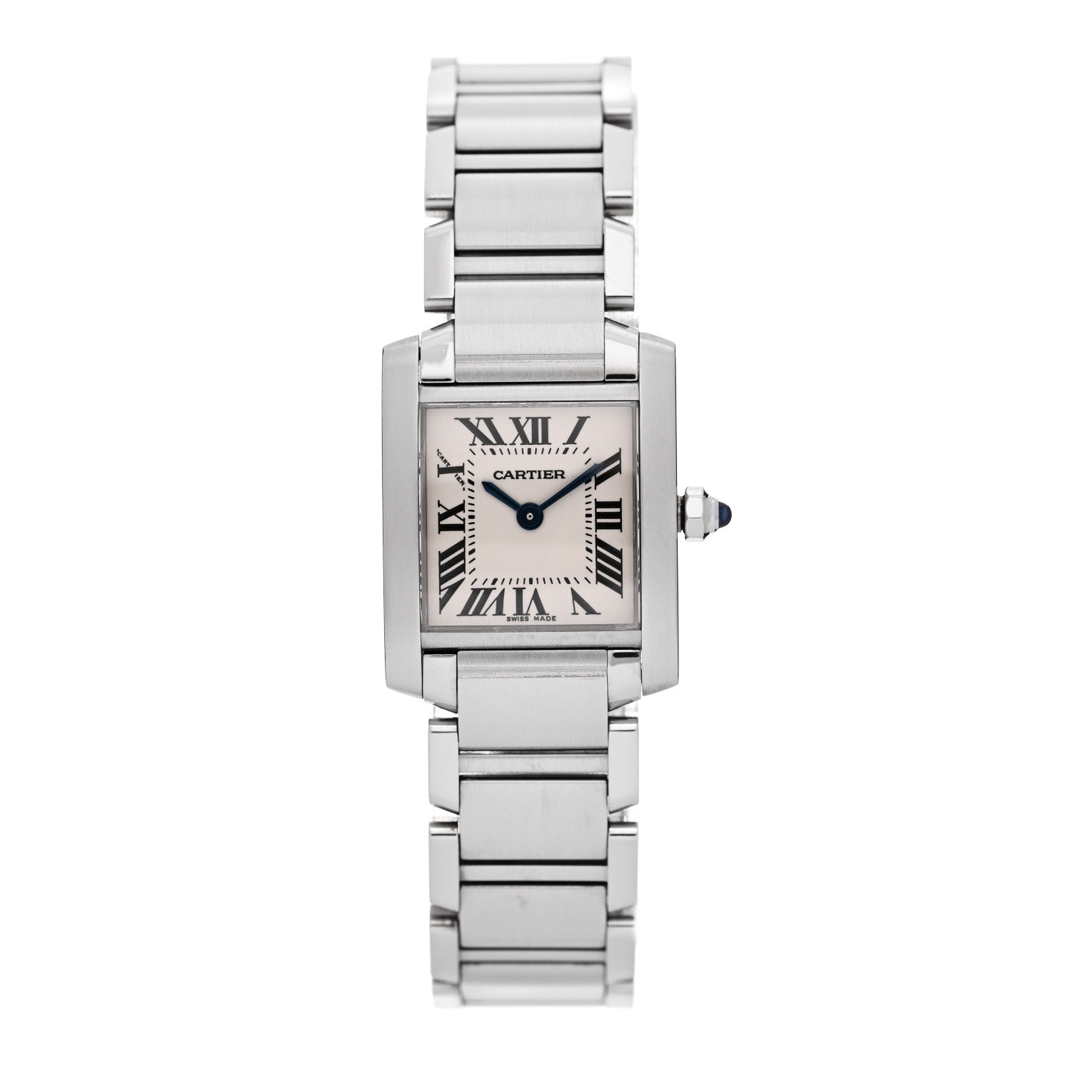 Cartier Stainless Steel 20mm Tank Francaise Quartz Watch 1 of 4