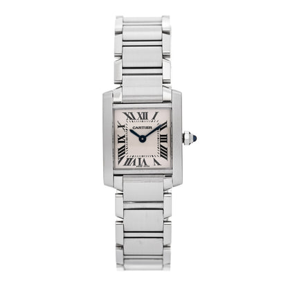 Cartier Stainless Steel 20mm Tank Francaise Quartz Watch 1 of 4