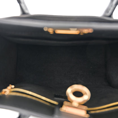 Louis Vuitton Calfskin Monogram On My Side PM Black 5 of 9