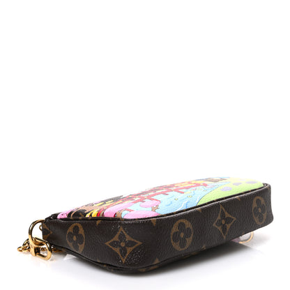 Louis Vuitton Monogram 2021 Christmas Animation Japanese Garden Mini Pochette Accessories Wisteria Pink 4 of 7