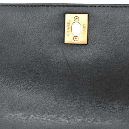 Chanel Calfskin Strass Quilted Extra Mini Coco Handle Flap Dark Grey 11 of 12