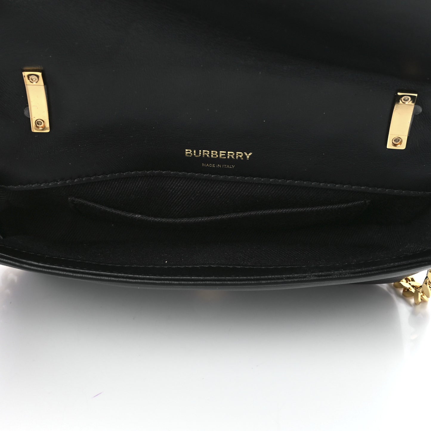 Grainy Calfskin Quilted Mini Lola Bag Black