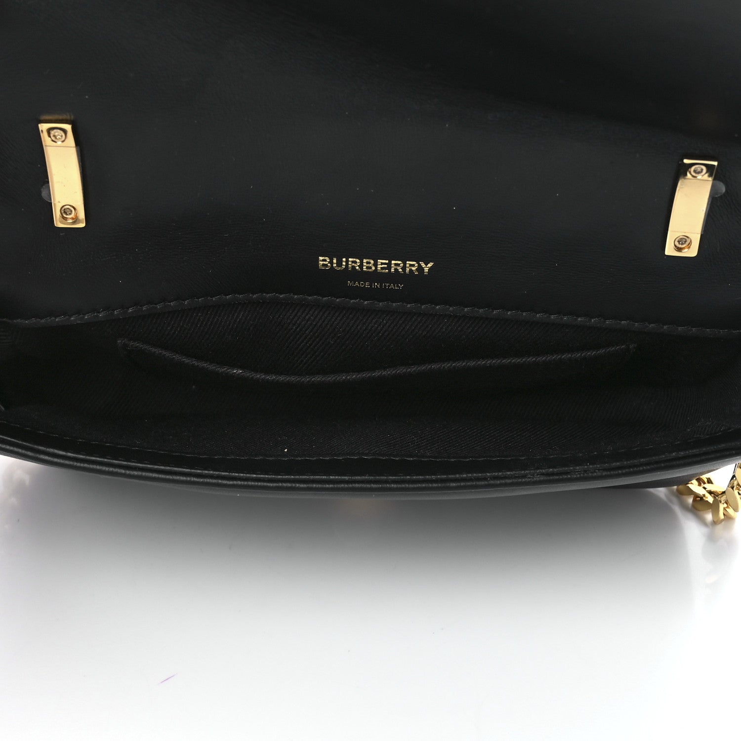 Burberry Grainy Calfskin Quilted Mini Lola Bag Black 5 of 11