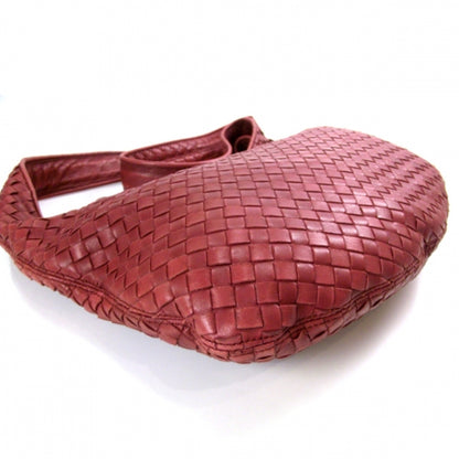 Bottega Veneta Woven Leather Shoulder Bag Red 5 of 10