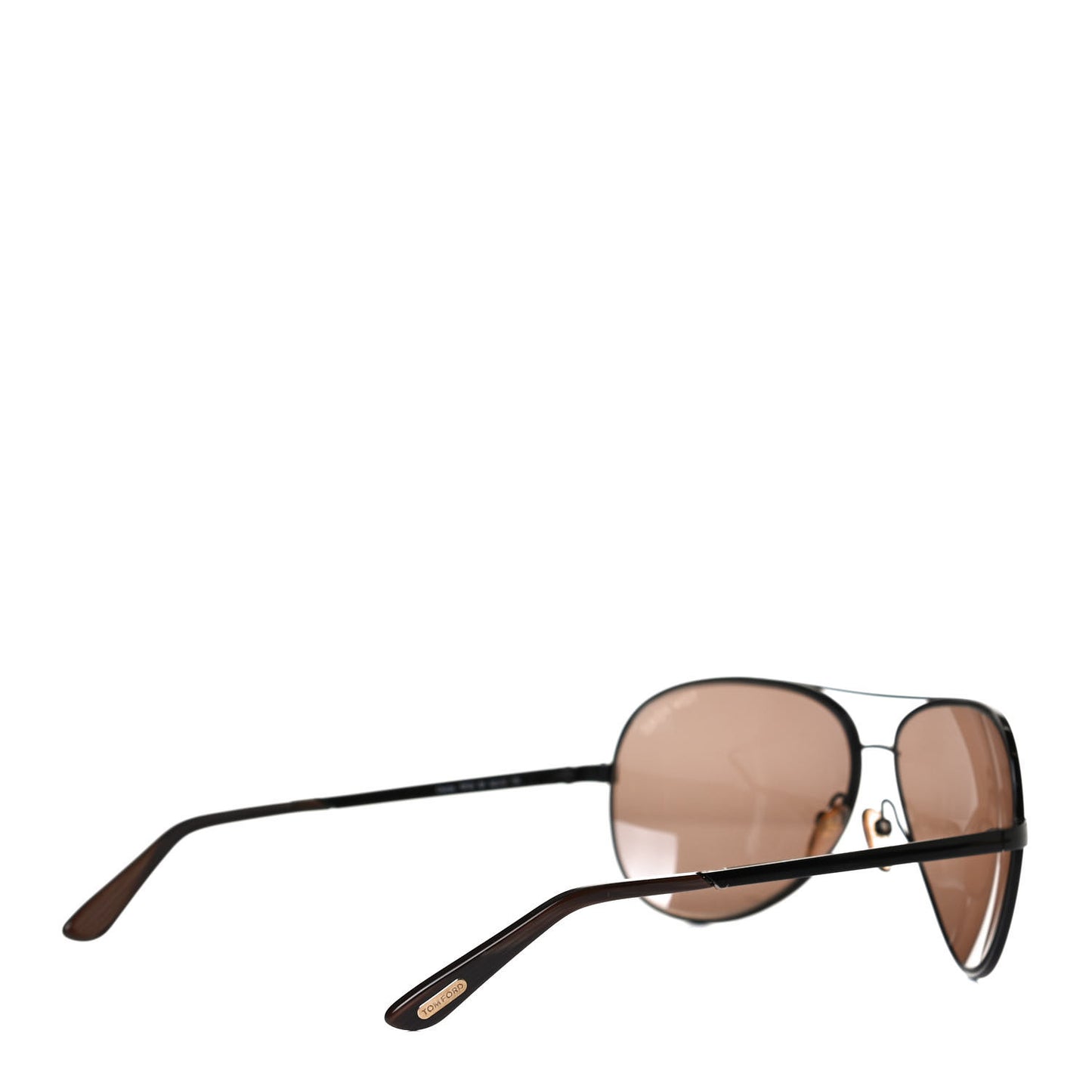 Metal Charles Aviator Sunglasses TF35 Black