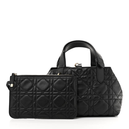 Christian Dior Calfskin Macrocannage Small Toujours Black 3 of 14
