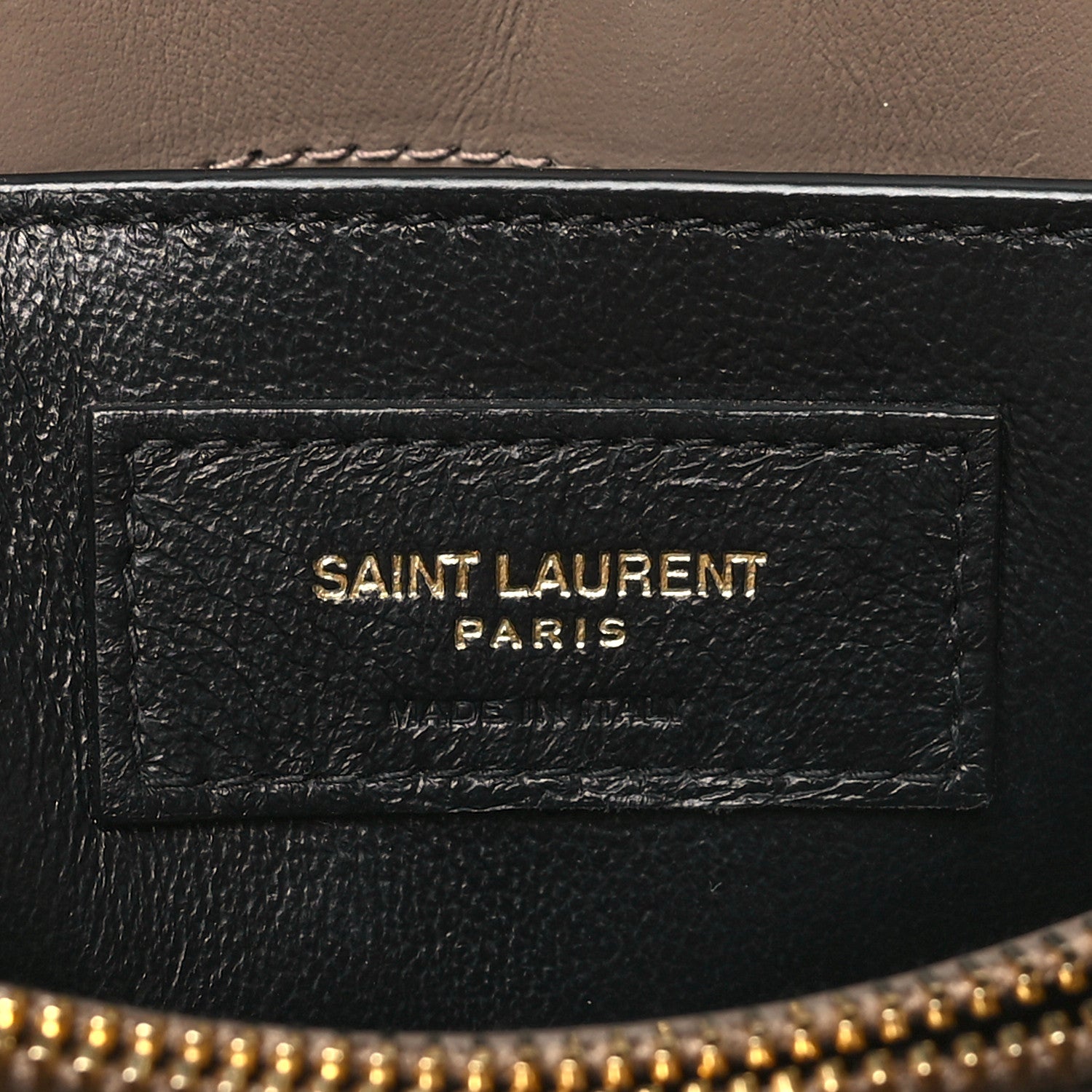 Saint Laurent Calfskin Y Quilted Monogram Small Loulou Chain Satchel Taupe 6 of 10
