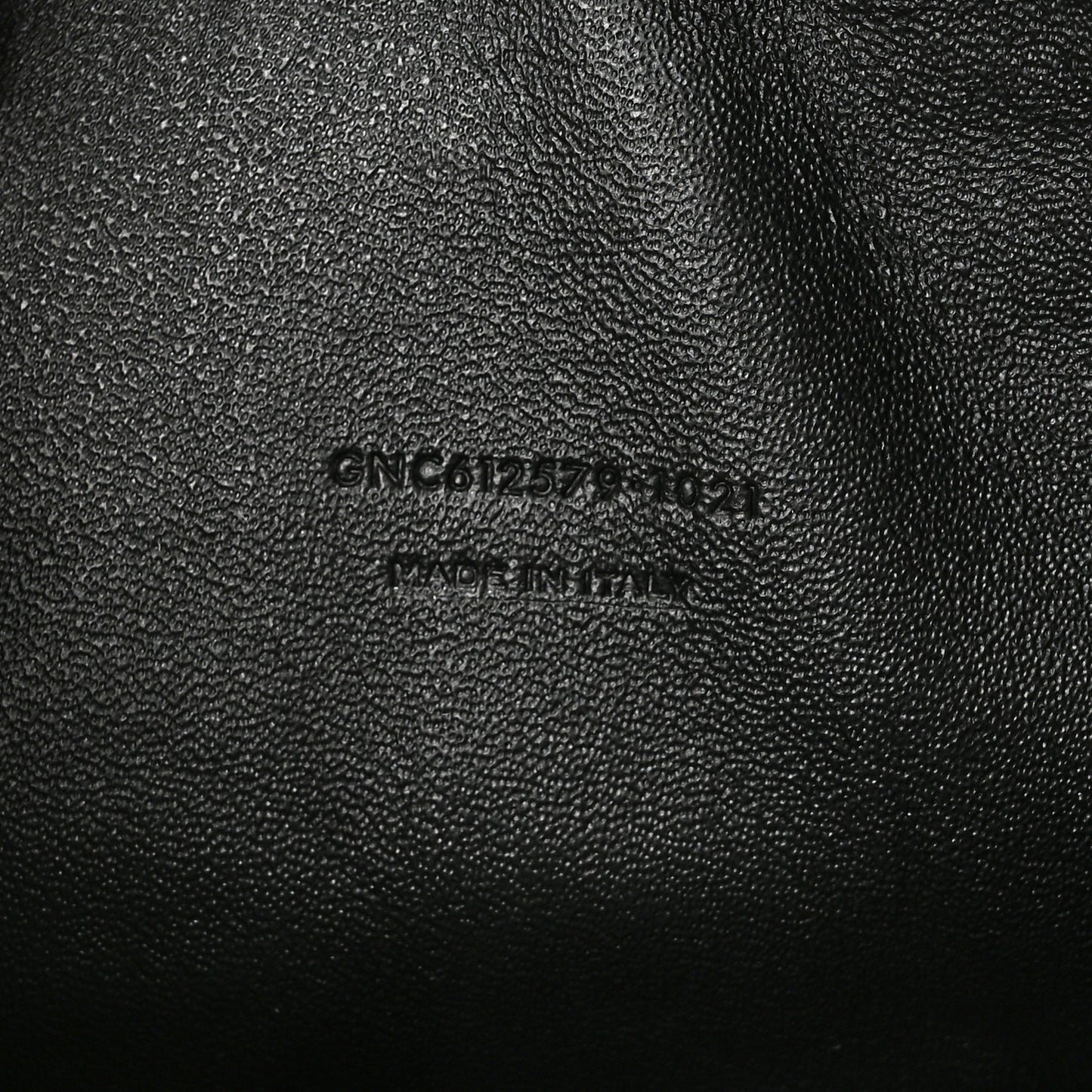 Grain De Poudre Matelasse Monogram Mini Lou Camera Bag Black