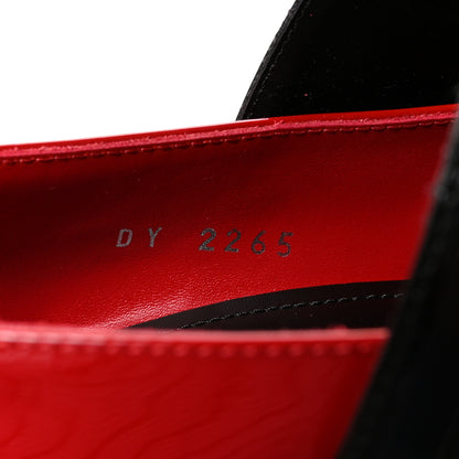 Givenchy Patent Calfskin Square Pump 36 Deep Red 9 of 10