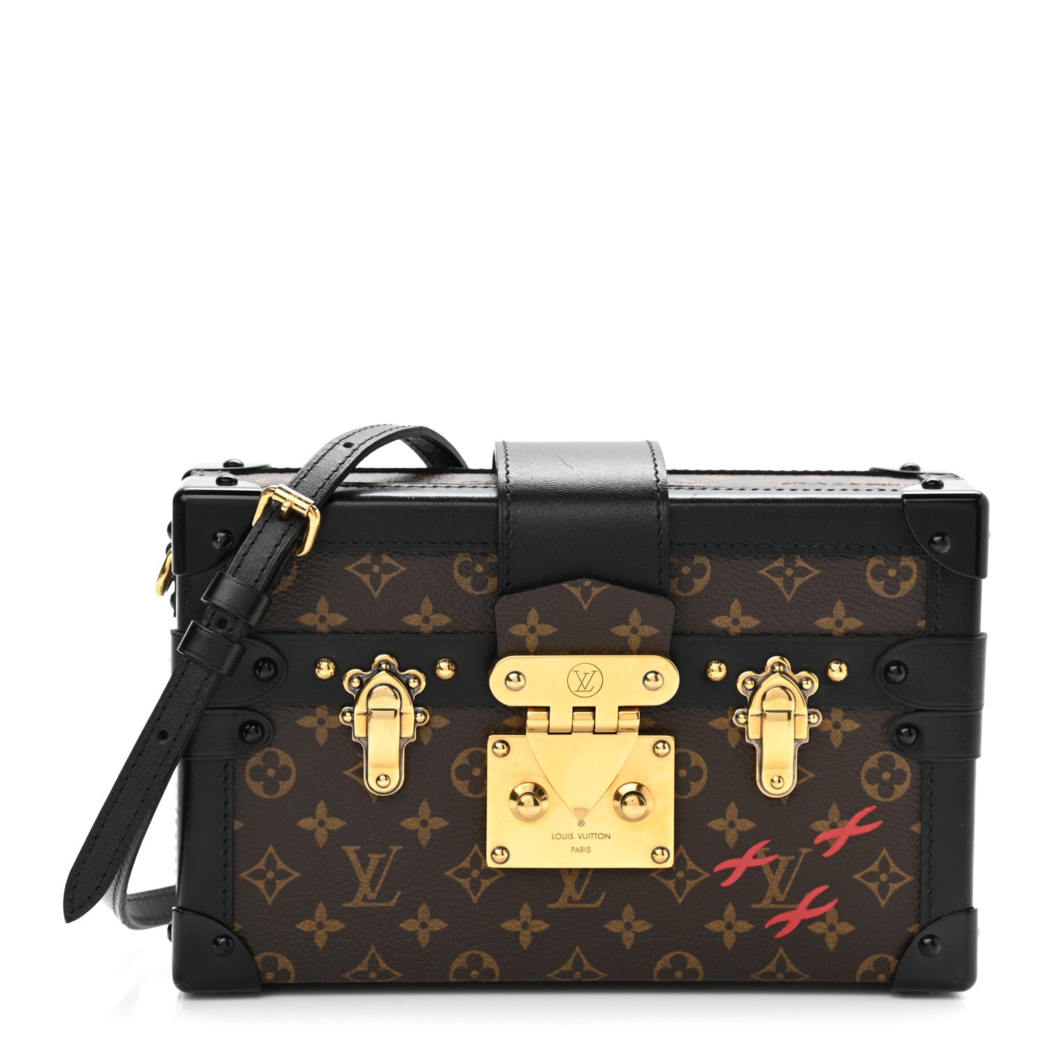 Louis Vuitton Monogram Petite Malle Black 1 of 9