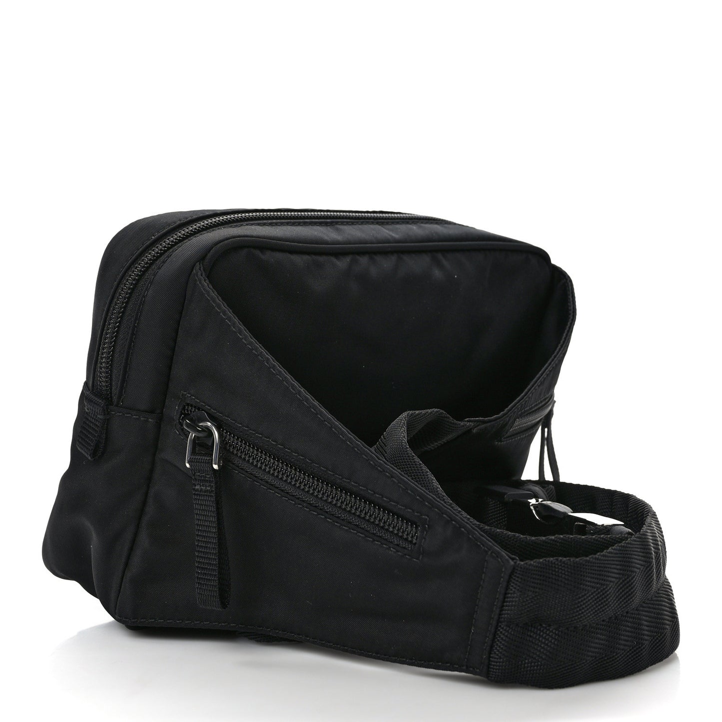 Tessuto Nylon Montagna Belt Bag Black