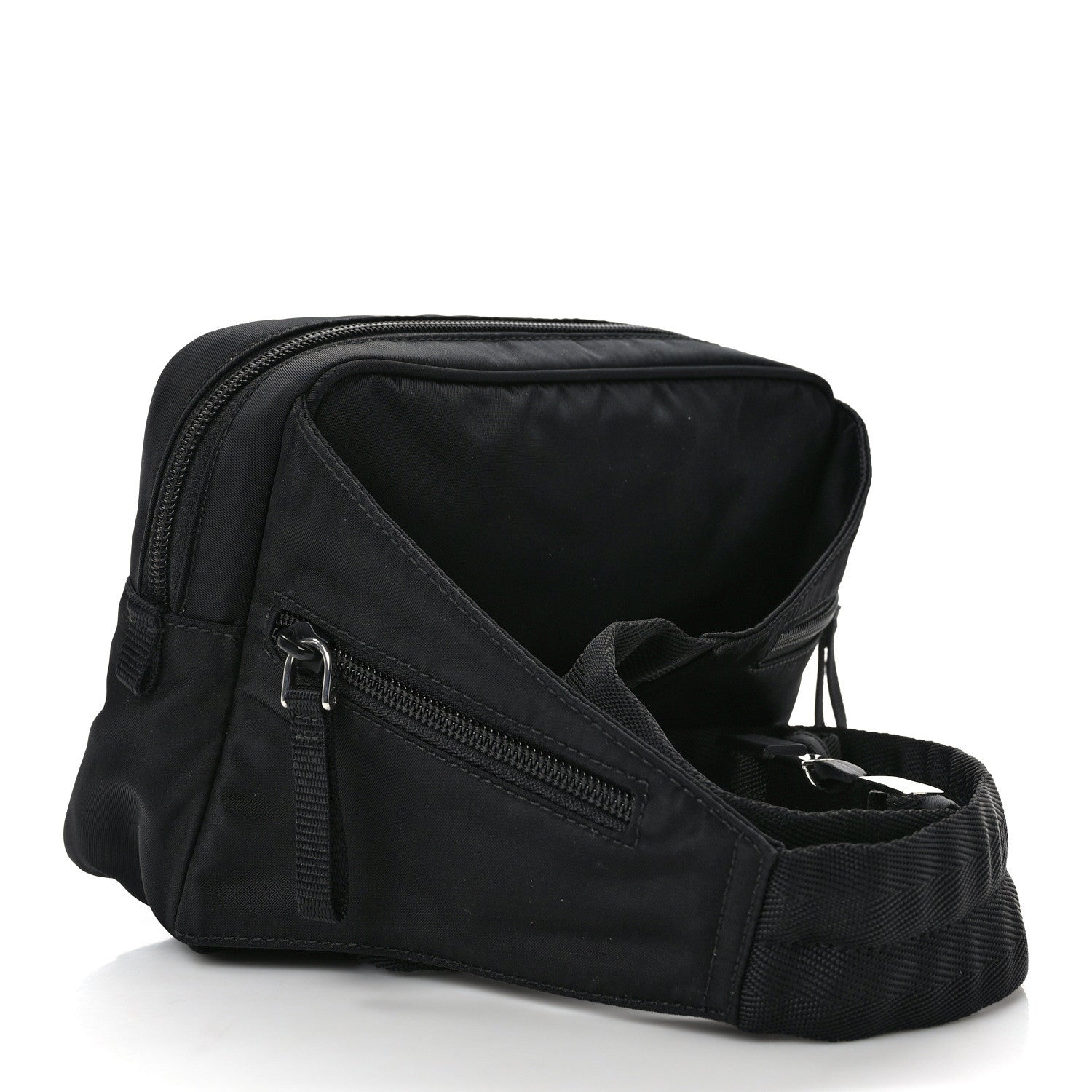 Prada Tessuto Nylon Montagna Belt Bag Black 3 of 10