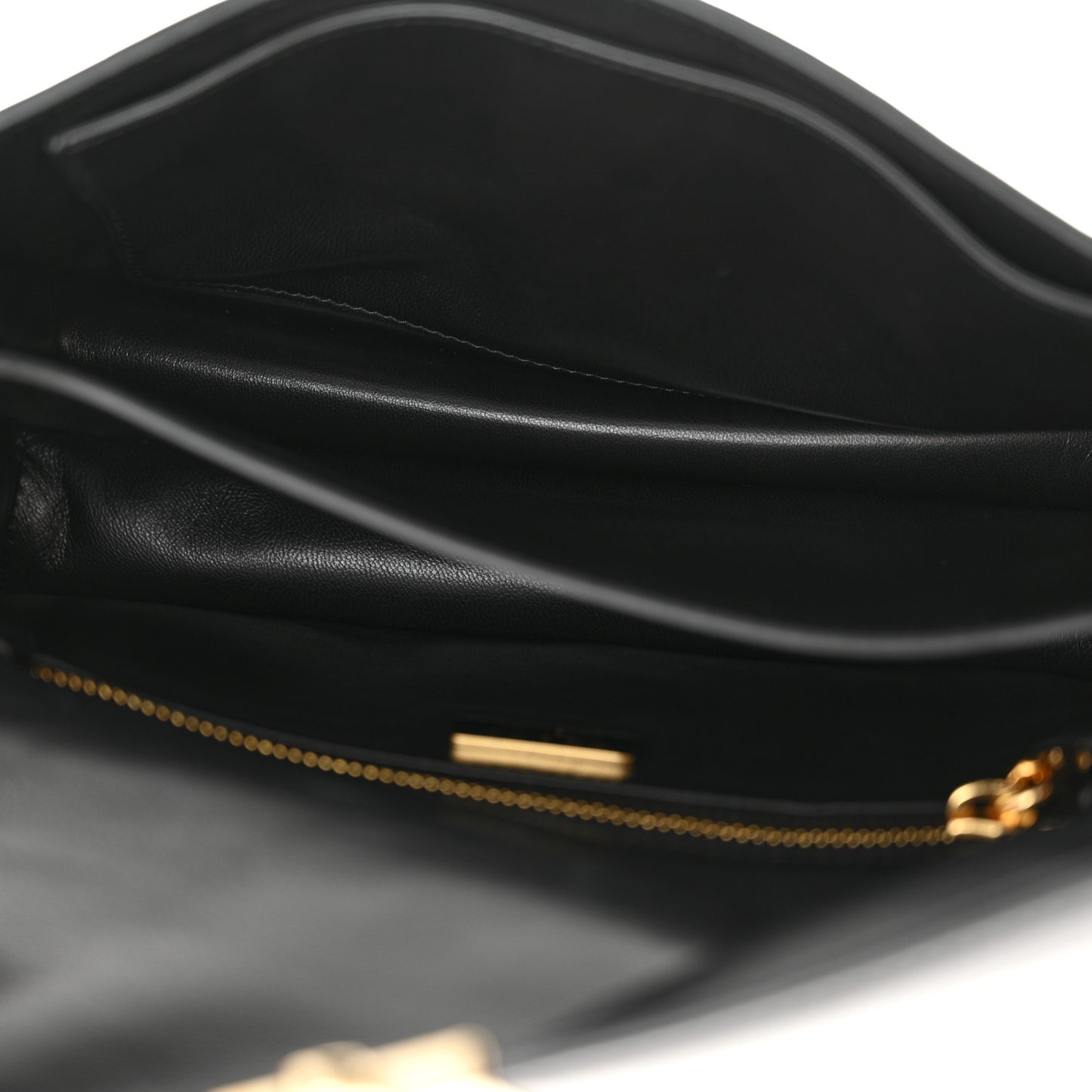 Calfskin Soft Sound Charms Shoulder Bag Black