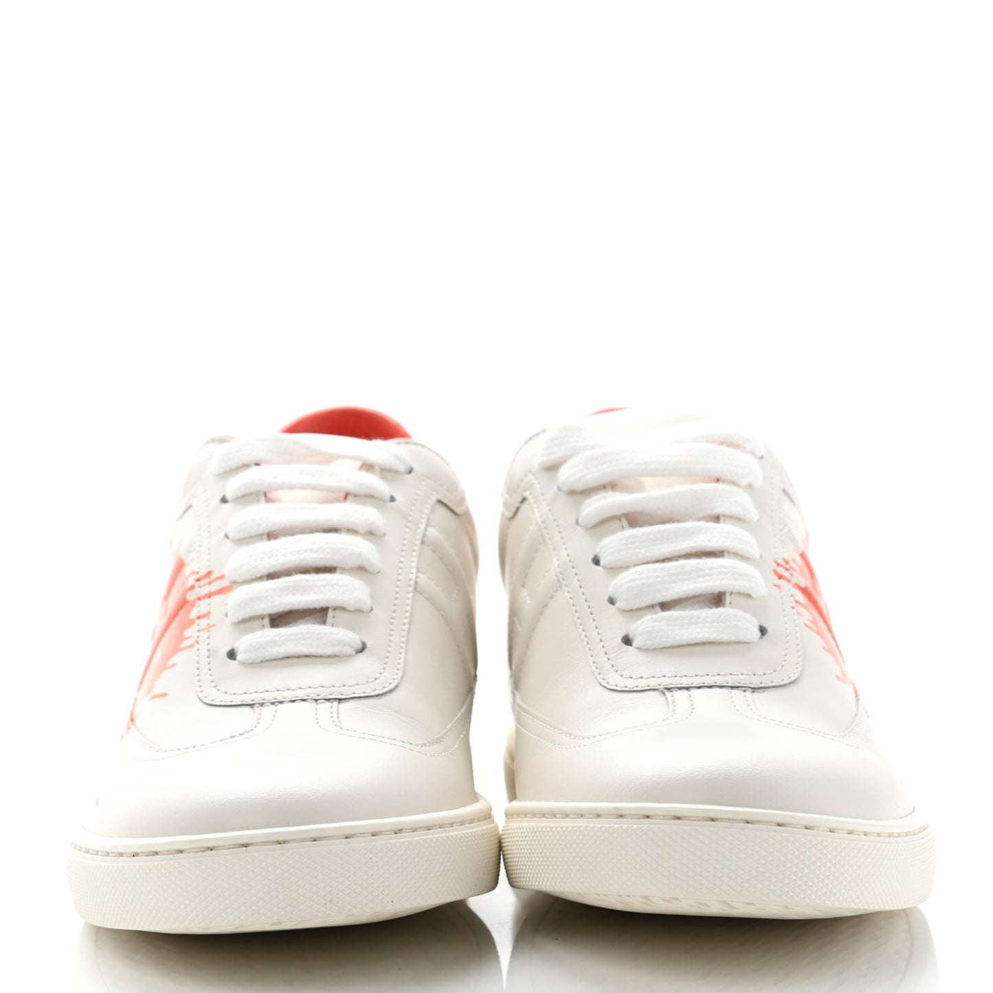 Swift Printed Peinture Fraiche Quicker Sneakers 37 White Orange