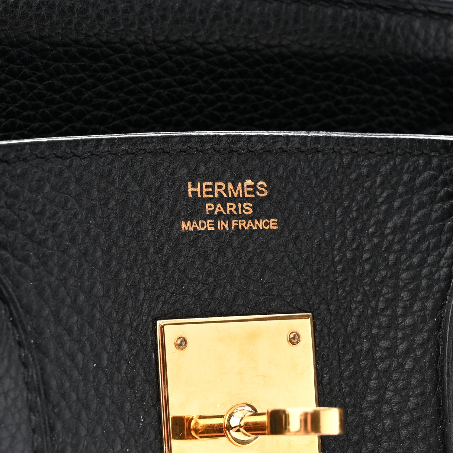 Hermes Taurillon Clemence Birkin 30 Black 7 of 16