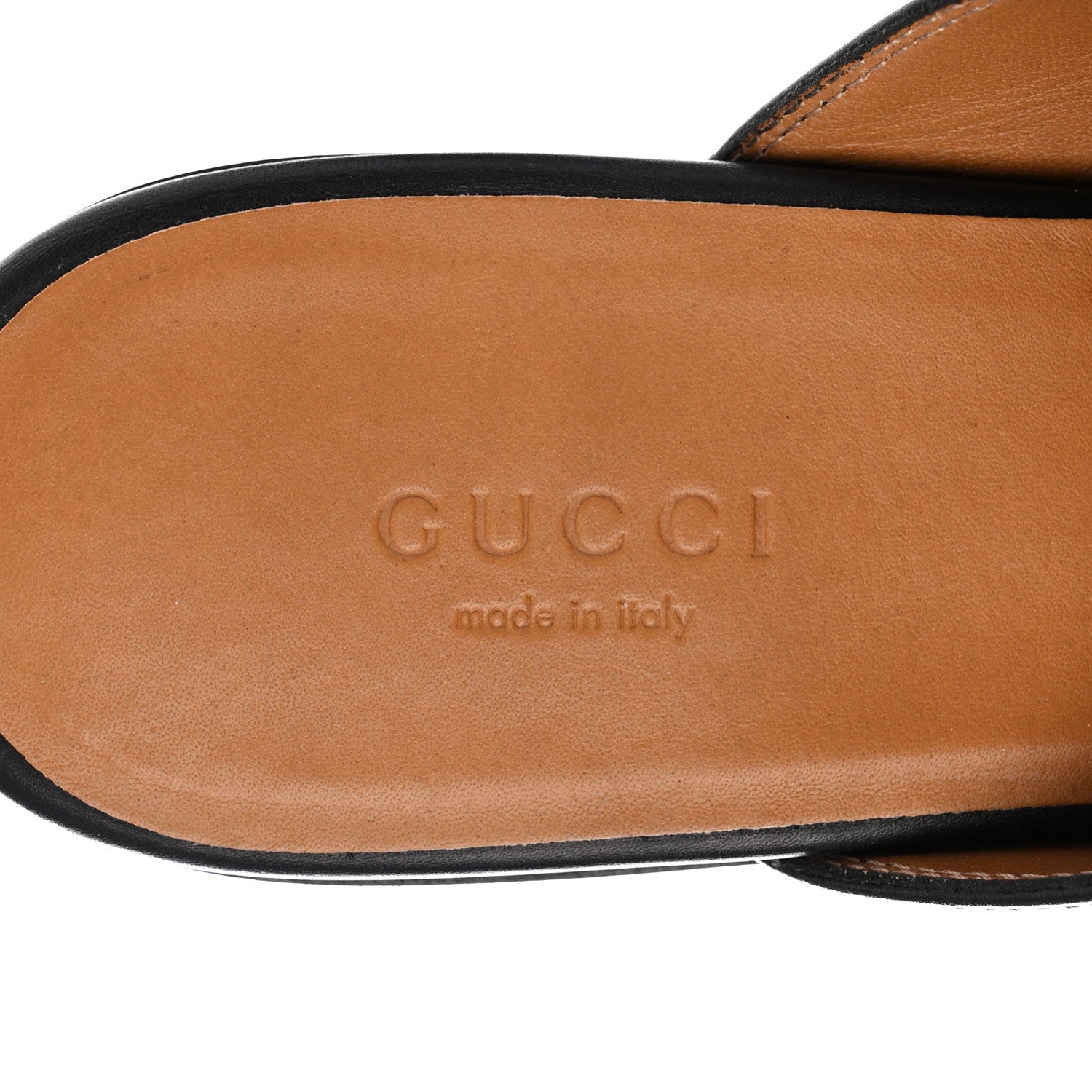 Gucci Calfskin Womens Princetown Slippers 37 Black 7 of 14