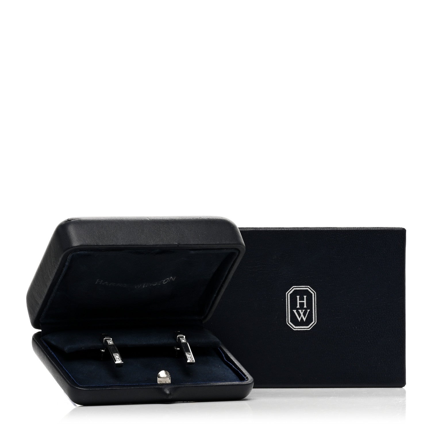 Harry Winston Platinum Diamond Medium Traffic Earrings 5 of 5