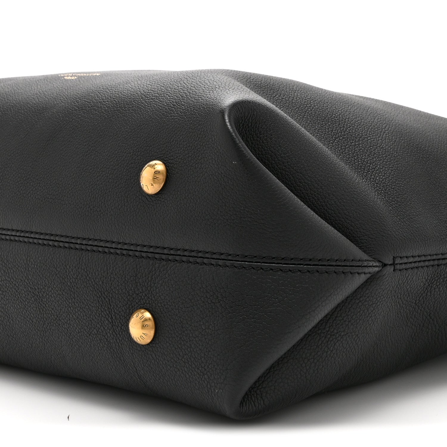 Louis Vuitton Grained Calfskin Low Key Cabas MM Black 10 of 10