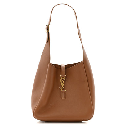 Saint Laurent Grained Calfskin Small Le 5 A 7 Supple Hobo Fox 1 of 12