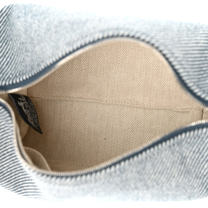 Hermes Wool Small Bride-A-Brac H Natte Pouch Bleu Abysse 5 of 9