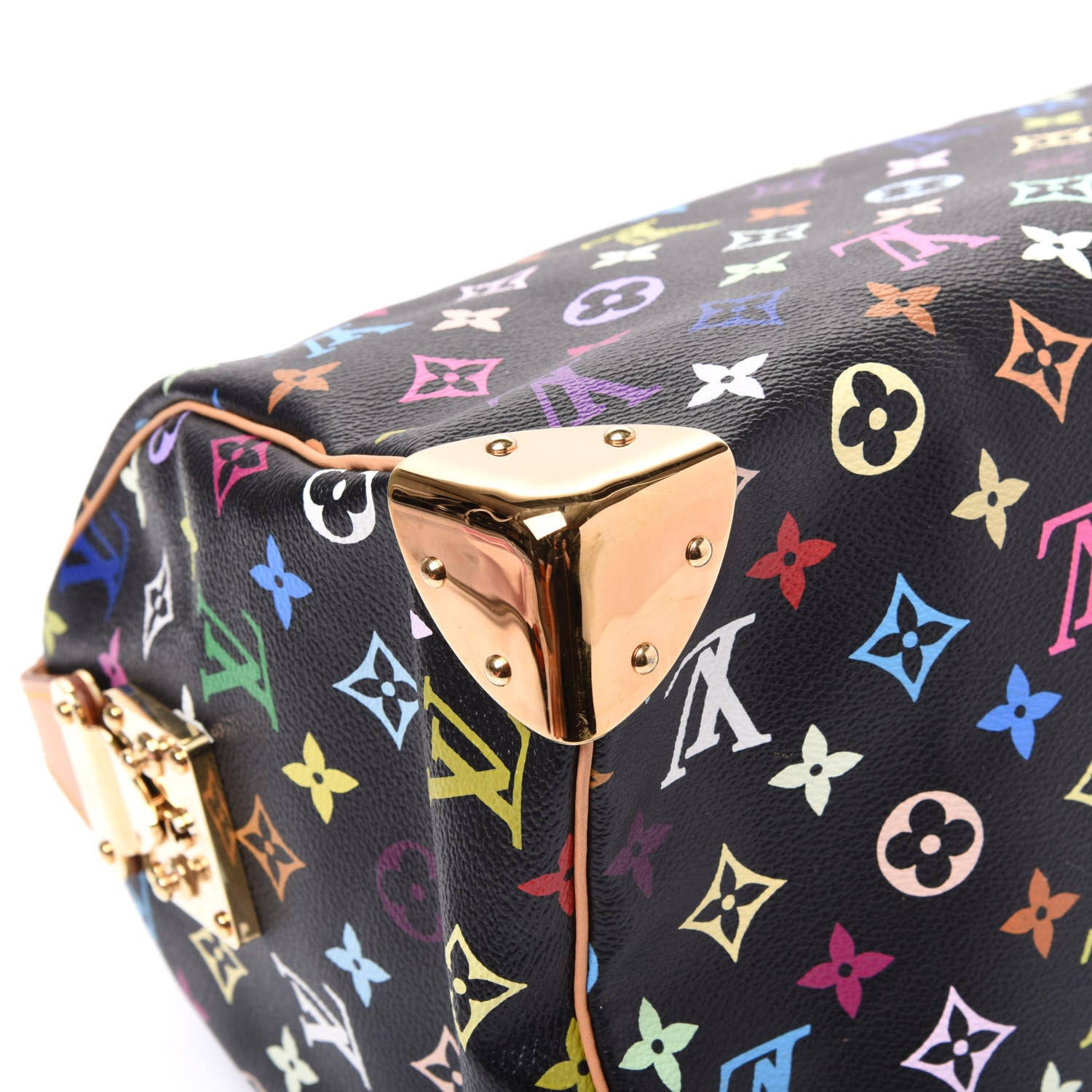 Louis Vuitton Monogram Multicolor Speedy 30 Black 7 of 10