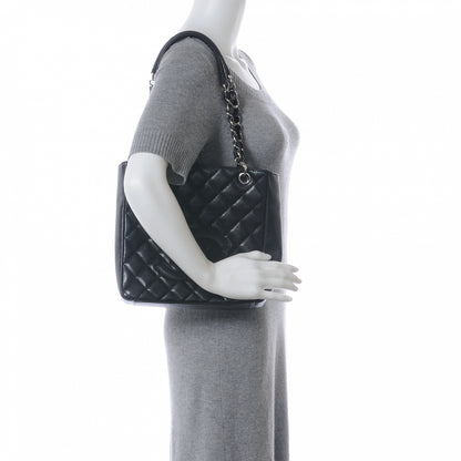 Chanel Caviar Petit Shopping Tote PST Black 2 of 7