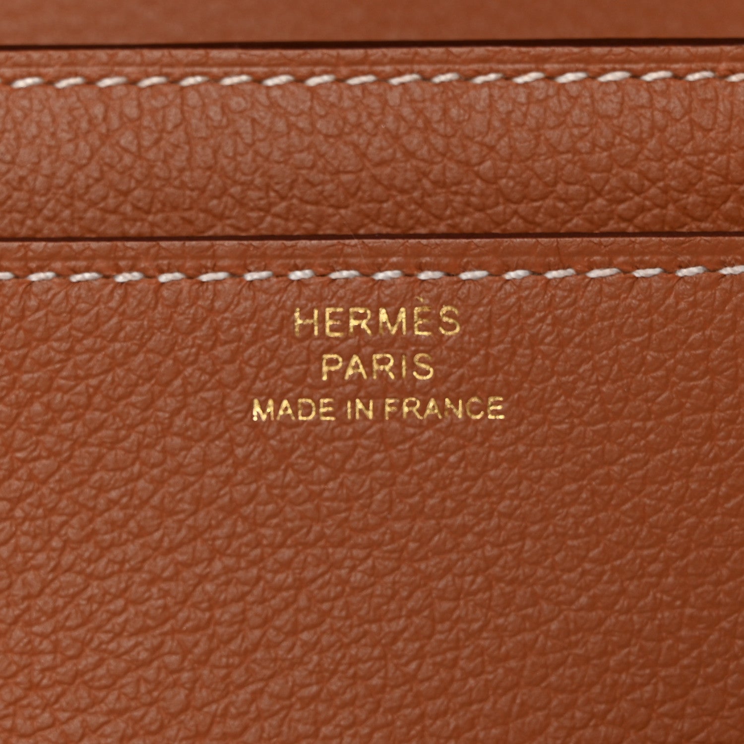 Hermes Evercolor Constance Wallet To Go Gold 6 of 10