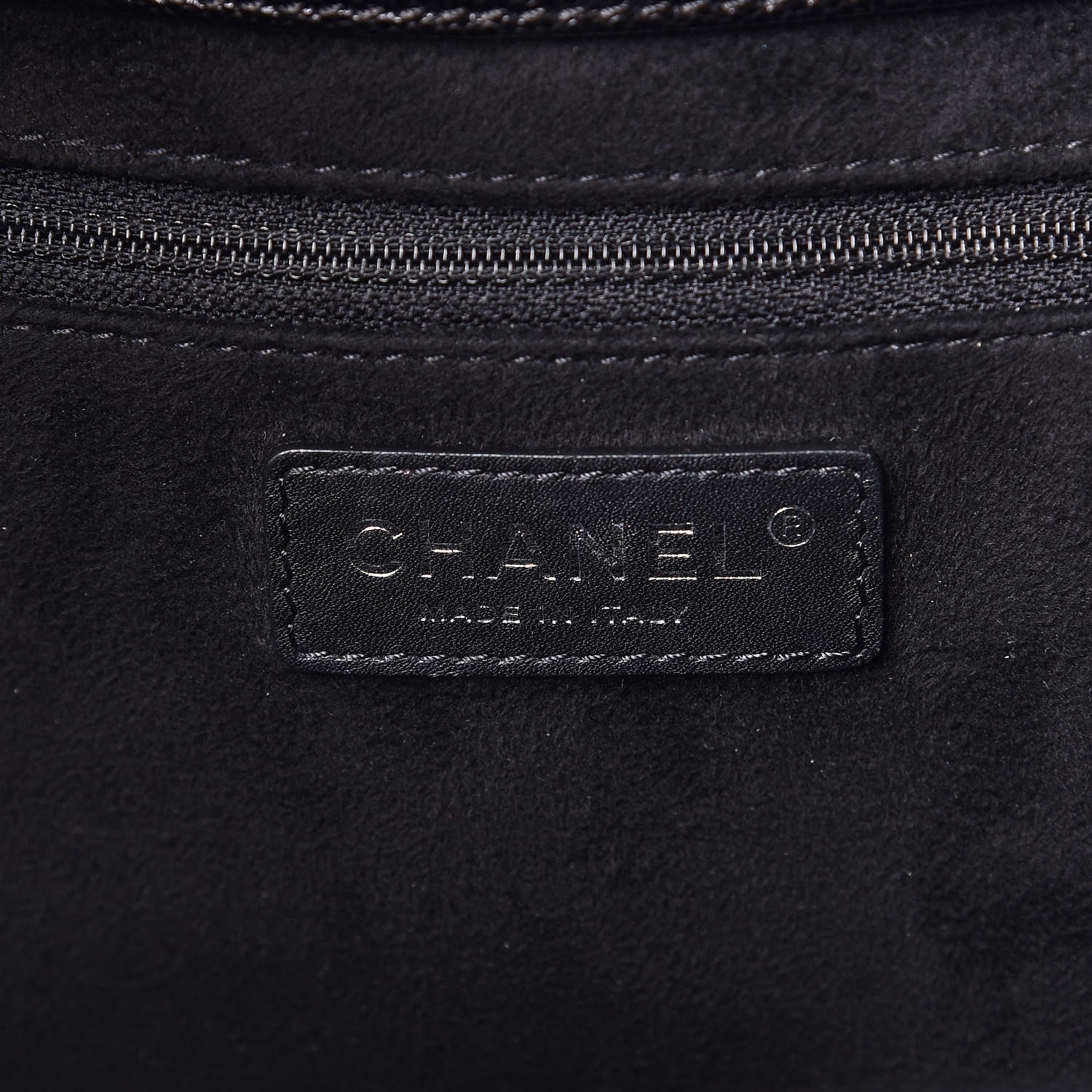 Chanel Caviar Small Studded Deauville Tote Black 7 of 8