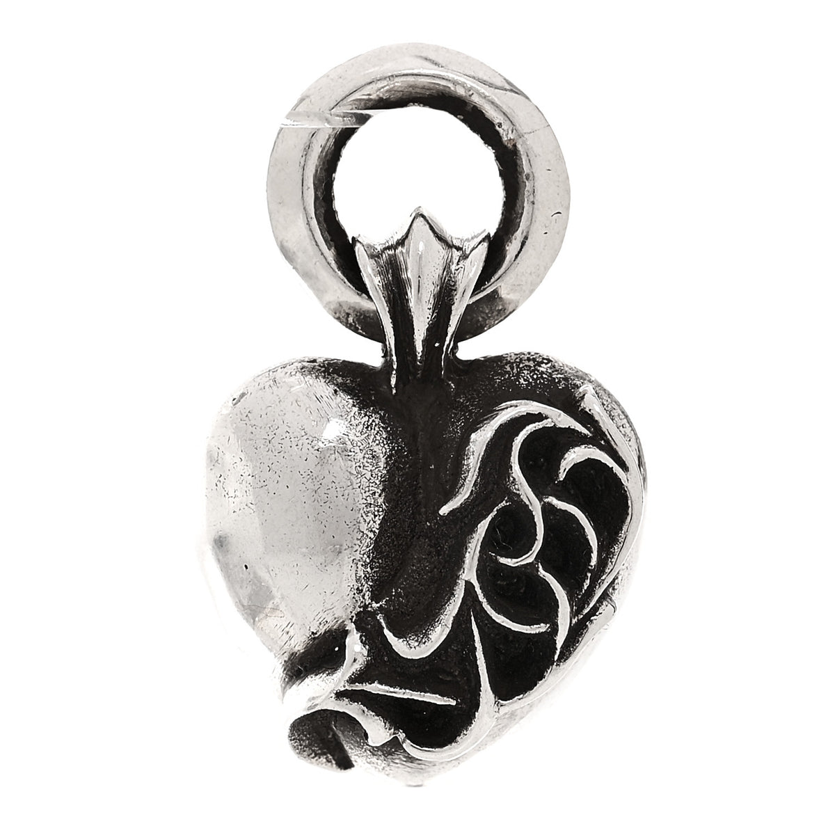 Chrome Hearts Sterling Silver Medium Heart Pendant 1 of 5