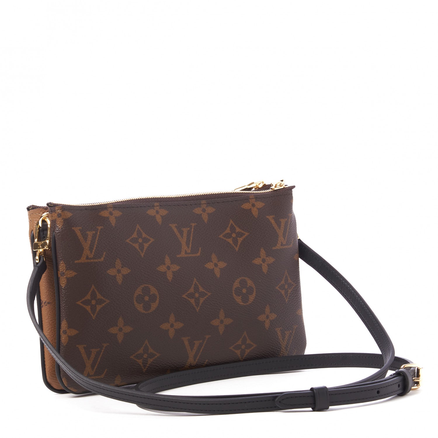 Louis Vuitton Reverse Monogram Giant Double Zip Pochette 3 of 9