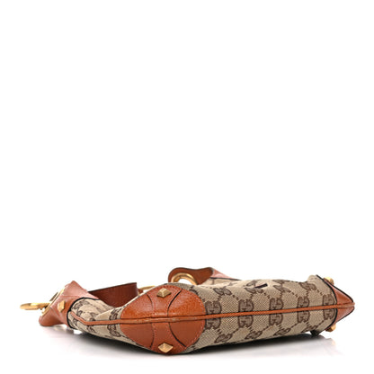 Gucci Monogram Mini Piston Lock Jackie O Hobo Orange 4 of 16