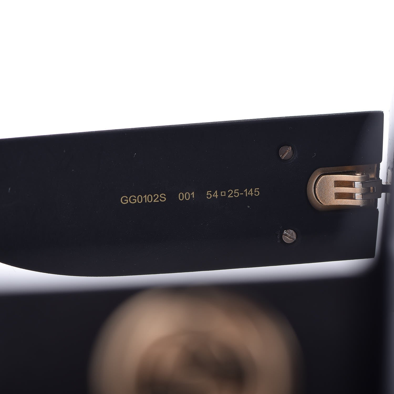 Gucci Square Frame Glitter GG0102S Sunglasses Black 5 of 9