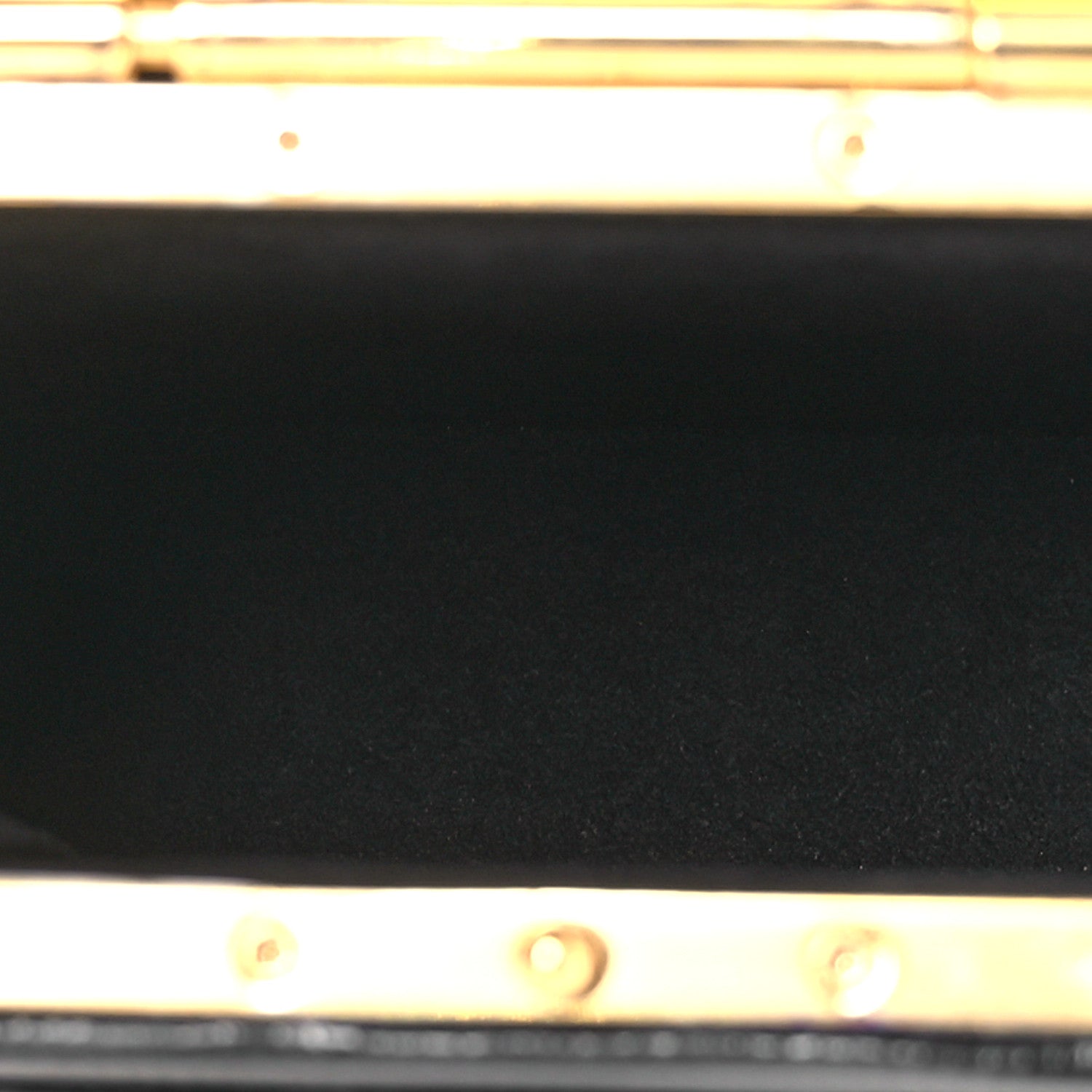 Celine Lizard  Triomphe Mini Vanity Case Black 5 of 11