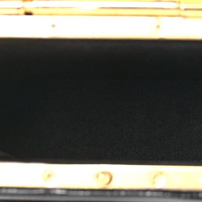 Celine Lizard  Triomphe Mini Vanity Case Black 5 of 11